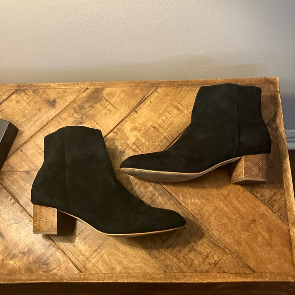 Black Suede Ankle Boots